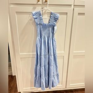 Hill house home blue sparkly maxi dress